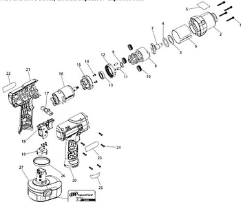Diagram Diagram and Parts List for IRW175  Ingersoll Rand Wrench